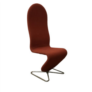 1-2-3 Serie High Back in Terra Upholstery by Verner Panton