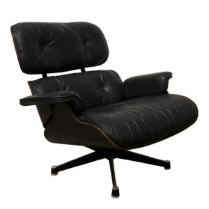 Rare First Edition 1956 in Black Leather, Ray & Charles Eames