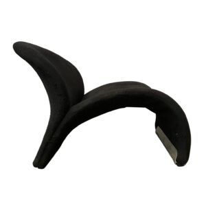Le Chat or F574 in Original Black Fabric, Pierre Paulin, Artifort
