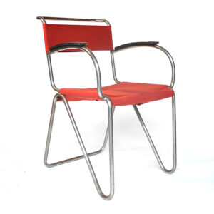 Diagonal Chair + Armrests, Gispen