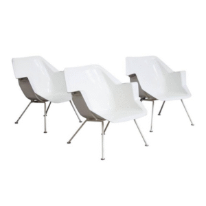 Set of Three 416 Chairs, sold per piece, Wim Rietveld, Cordemeyer