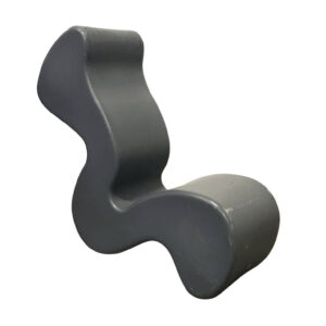 Dark Grey/ Black, Phantom Chair/Table, Verner Panton