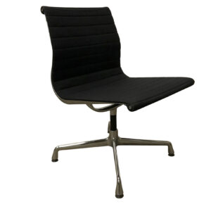 Eames, EA 107 for Herman Miller, Static Non Swivel Alu Chair