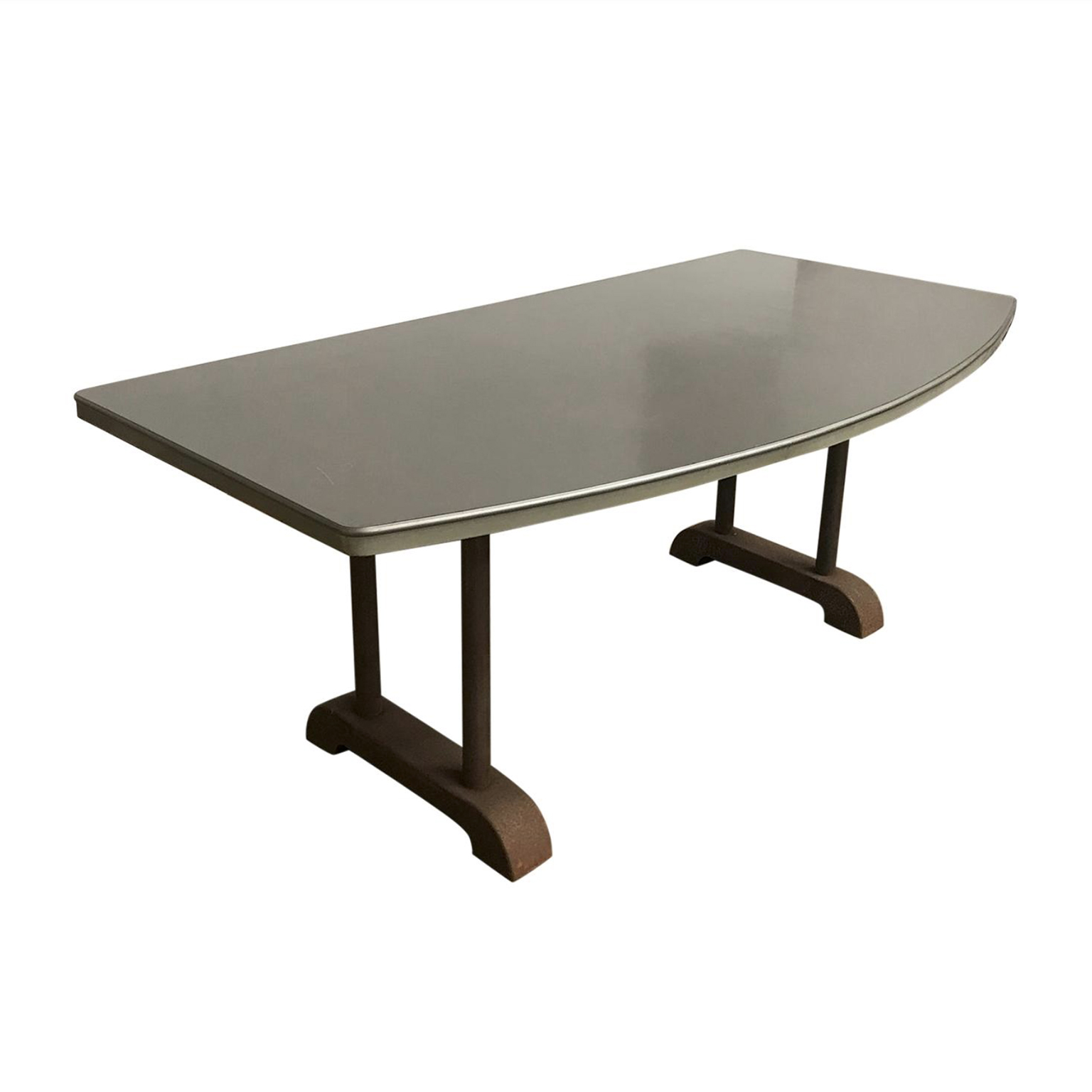 Circa 1960s, Industrial Reception Table Tops with Round Curve