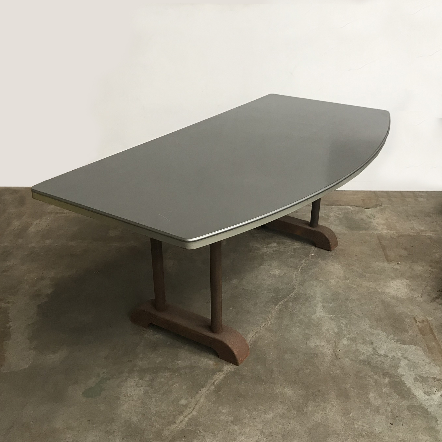 Circa 1960s, Industrial Reception Table Tops with Round Curve - Image 2