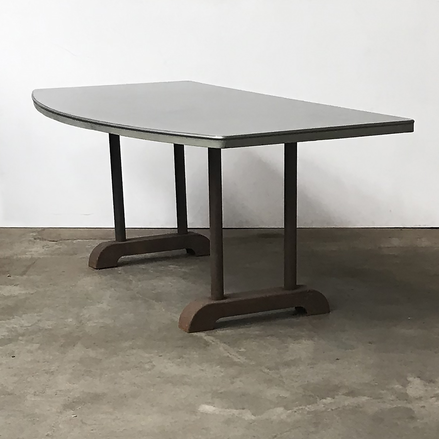 Circa 1960s, Industrial Reception Table Tops with Round Curve - Image 3