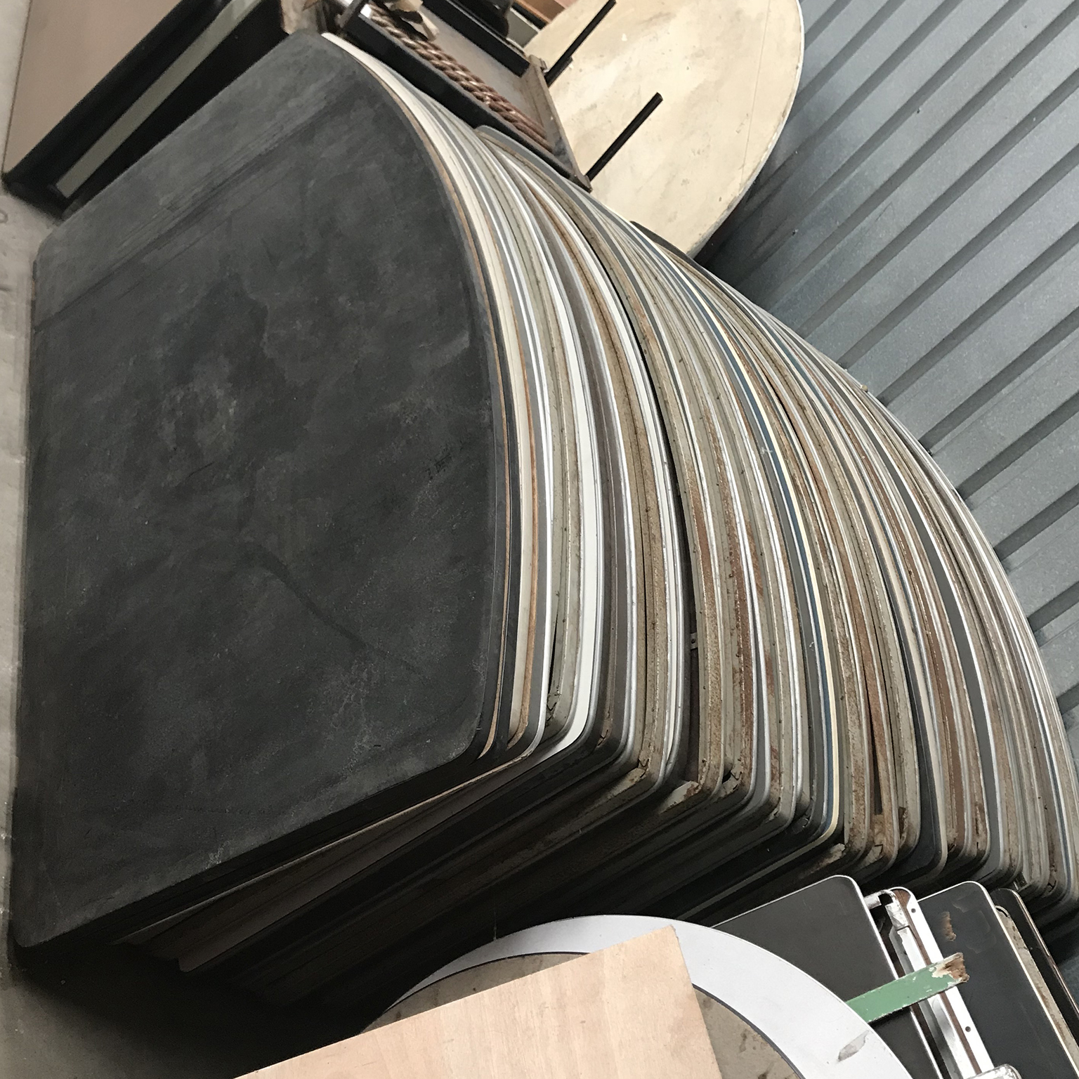 Circa 1960s, Industrial Reception Table Tops with Round Curve - Image 16