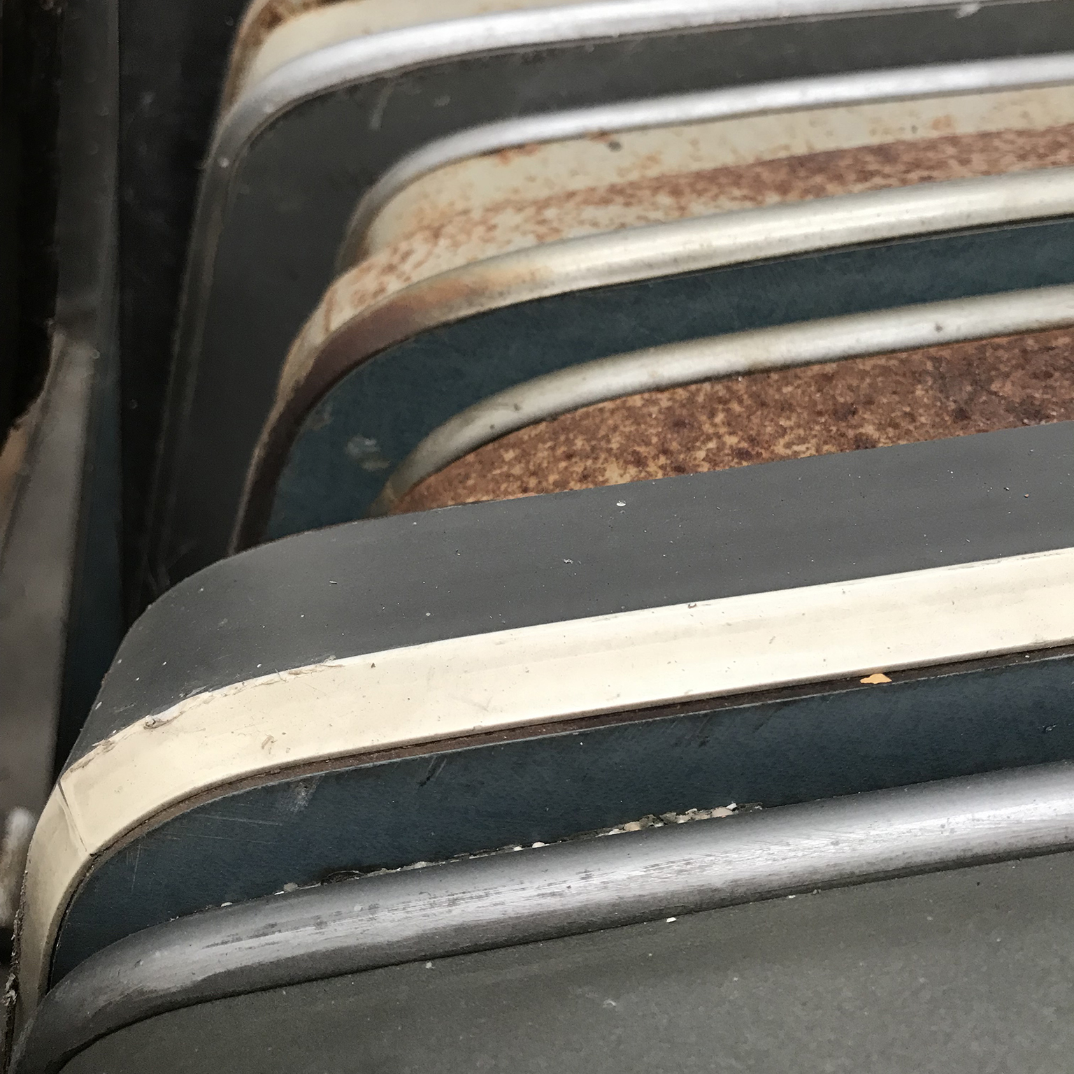 Circa 1960s, Industrial Reception Table Tops with Round Curve - Image 17