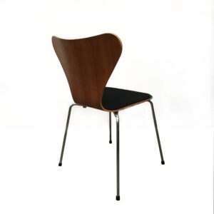 Butterfly with Cherry Wooden Shell and Black Upholstery