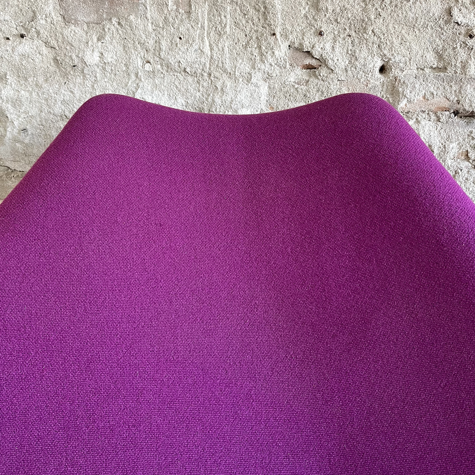 Original Early Version Rocking Chair in Pink Purple Upholstery by Geoffrey Harcourt - Image 11