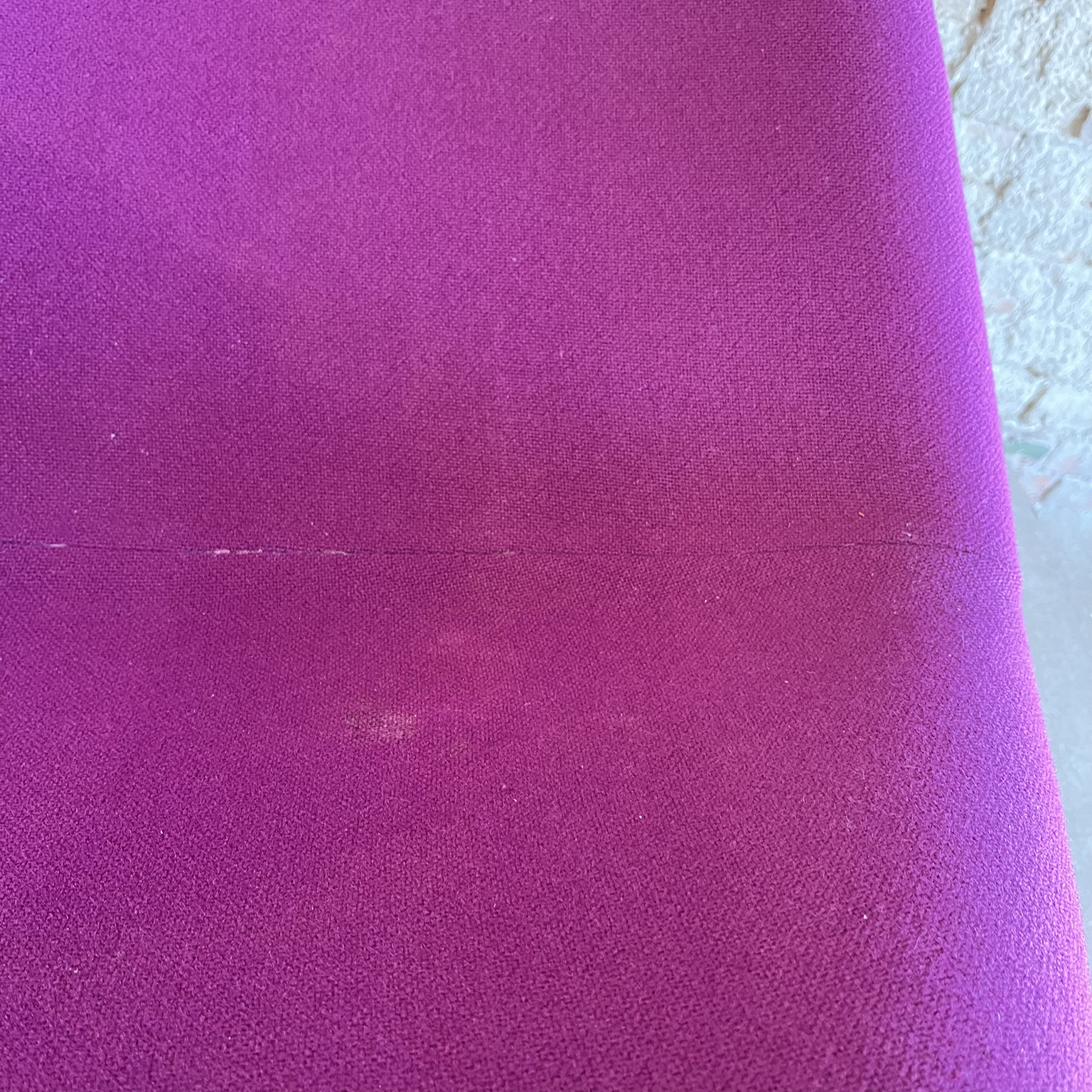 Original Early Version Rocking Chair in Pink Purple Upholstery by Geoffrey Harcourt - Image 12