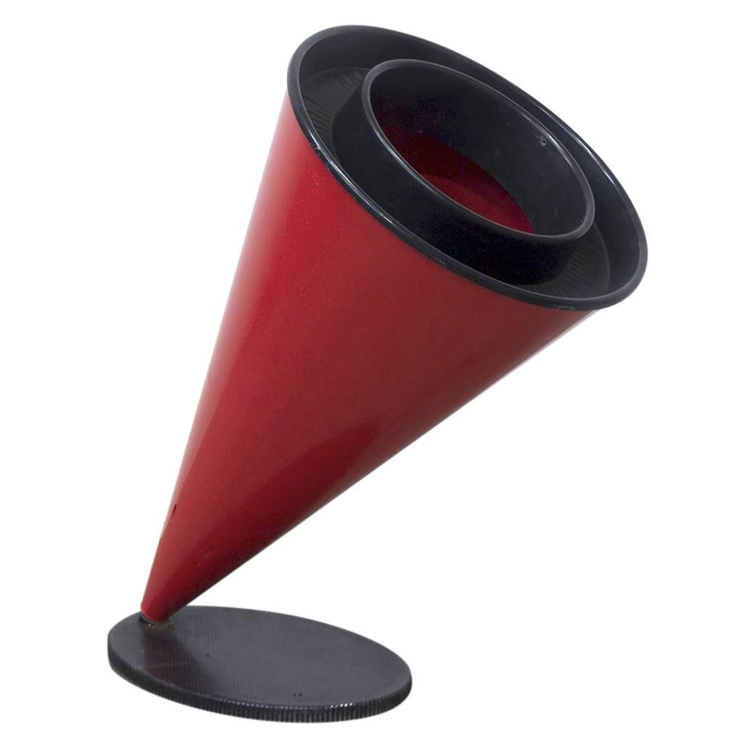 Plastic Wastepaper Bin in a Conical Shape