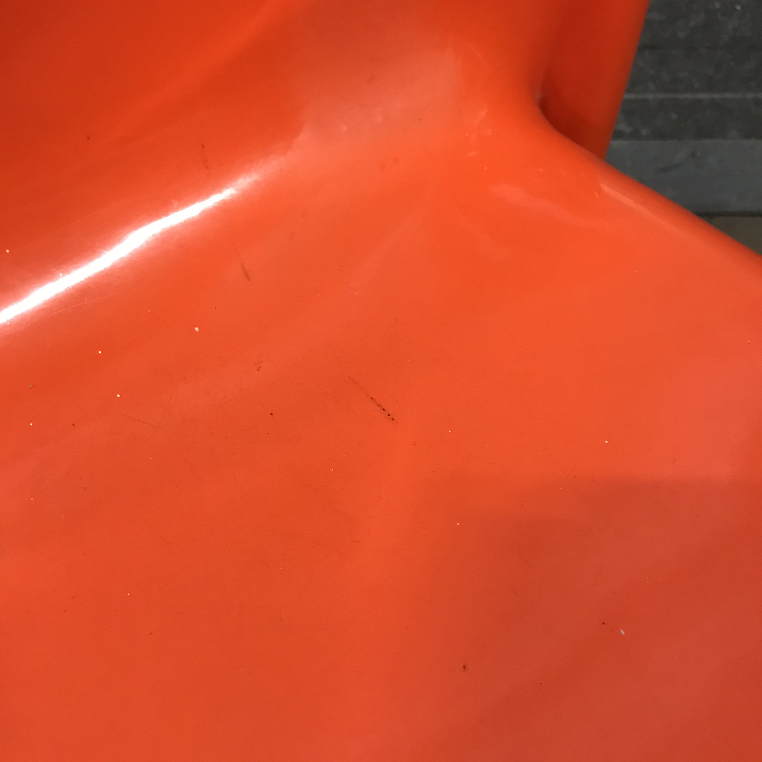 Set of Four Orange Selene Chairs - Image 10