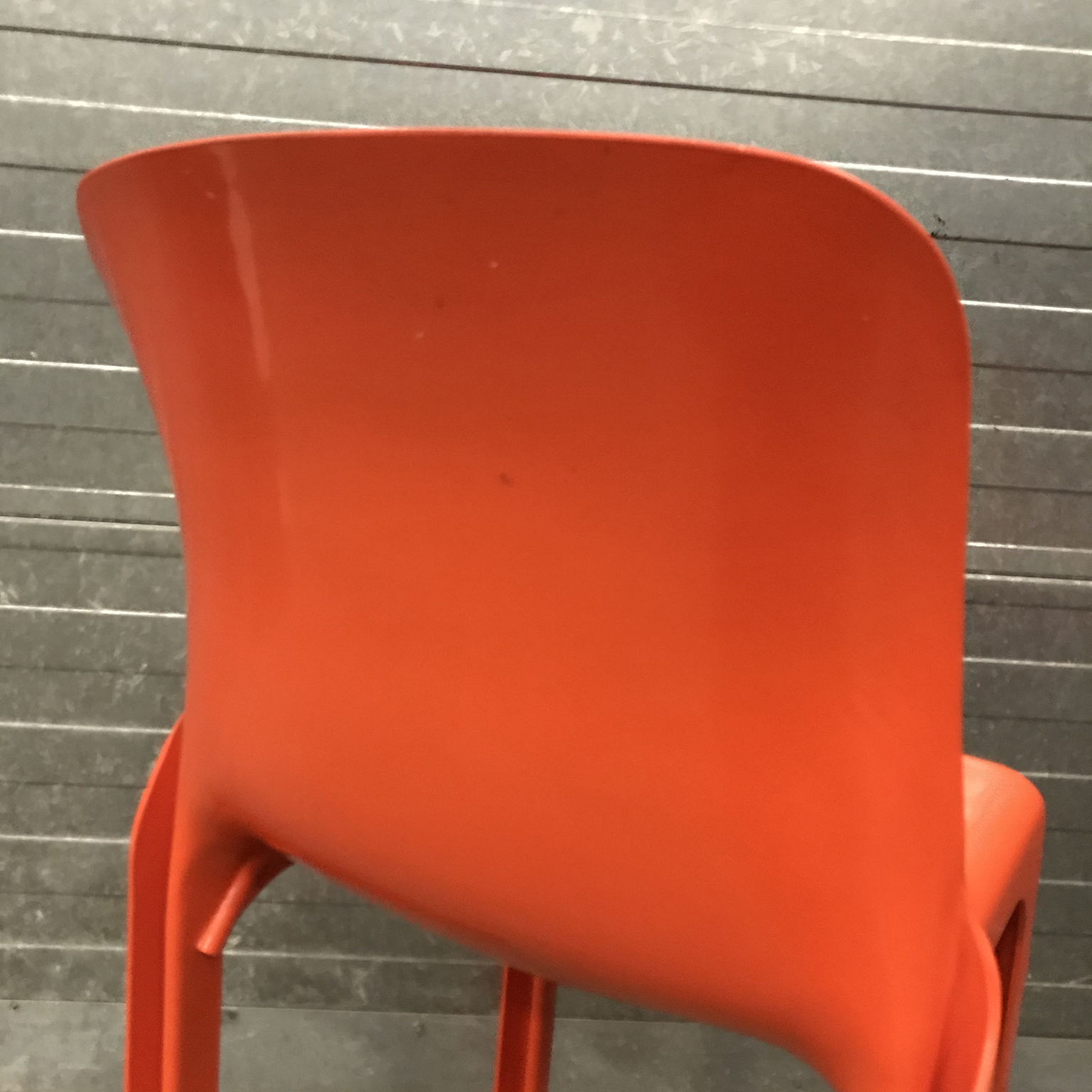 Set of Four Orange Selene Chairs - Image 12