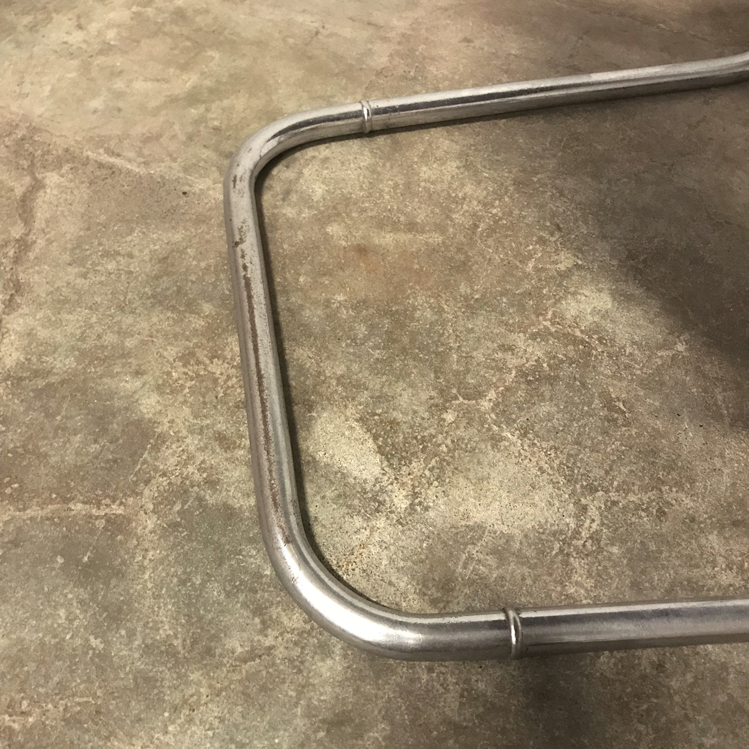 Set of Original Tubular Chairs with Black Upholstery - Image 13