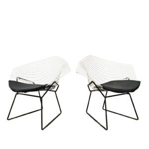 Set of two Diamond Chairs 421, Harry Bertoia, Knoll International