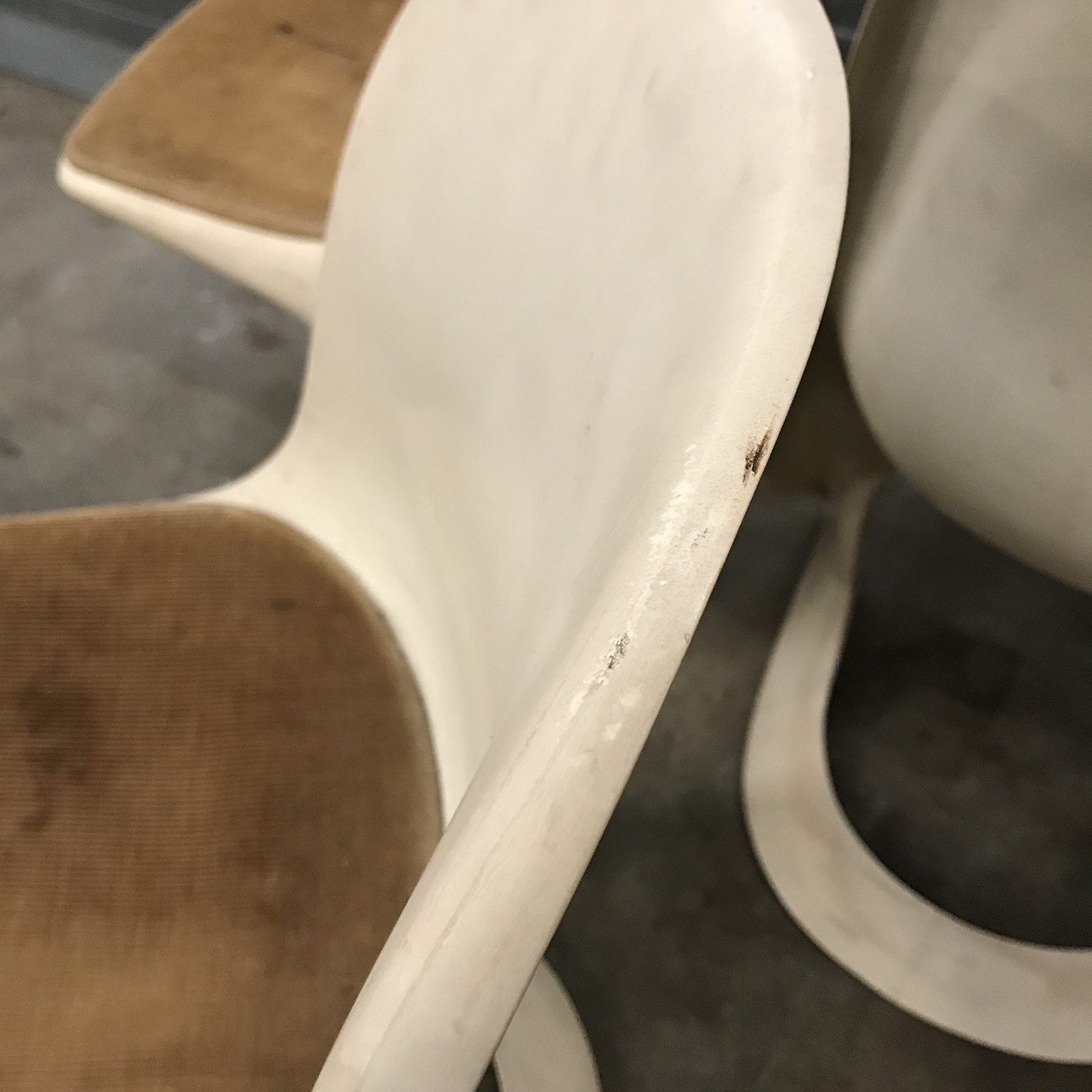 Set of Four Cream Colored Casalino Dining Chairs by Alexander Begge - Image 17