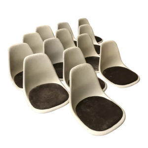 Miller, DSS Fiberglass Chairs and Original Cushions Design Year, Ray & Charles Eames