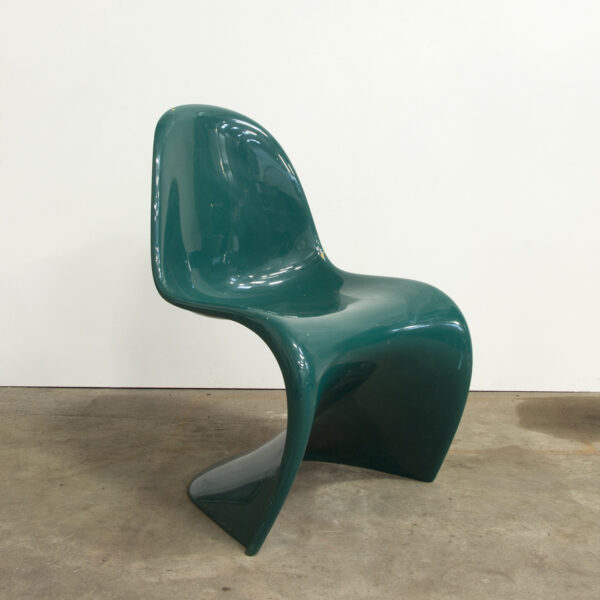 Green Stackable Chair, Verner Panton, Miller - BeBoB Design