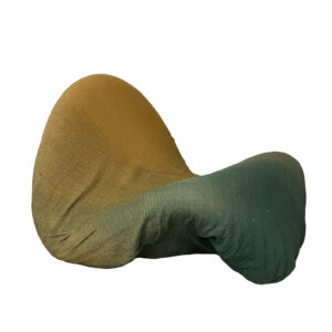 1967, Tongue by Pierre Paulin by Artifort in Orange Green Upholstery