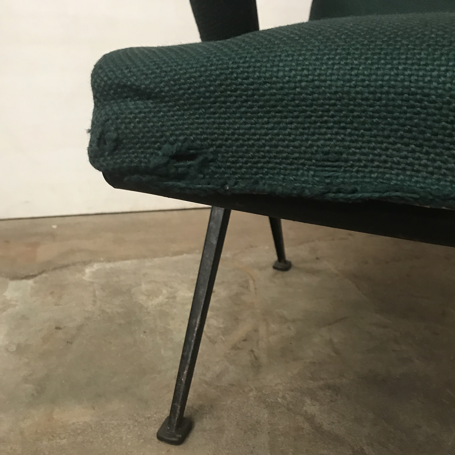 Repose Lounge Armchair Green Upholstery, Friso Kramer, Ahrend - Image 14