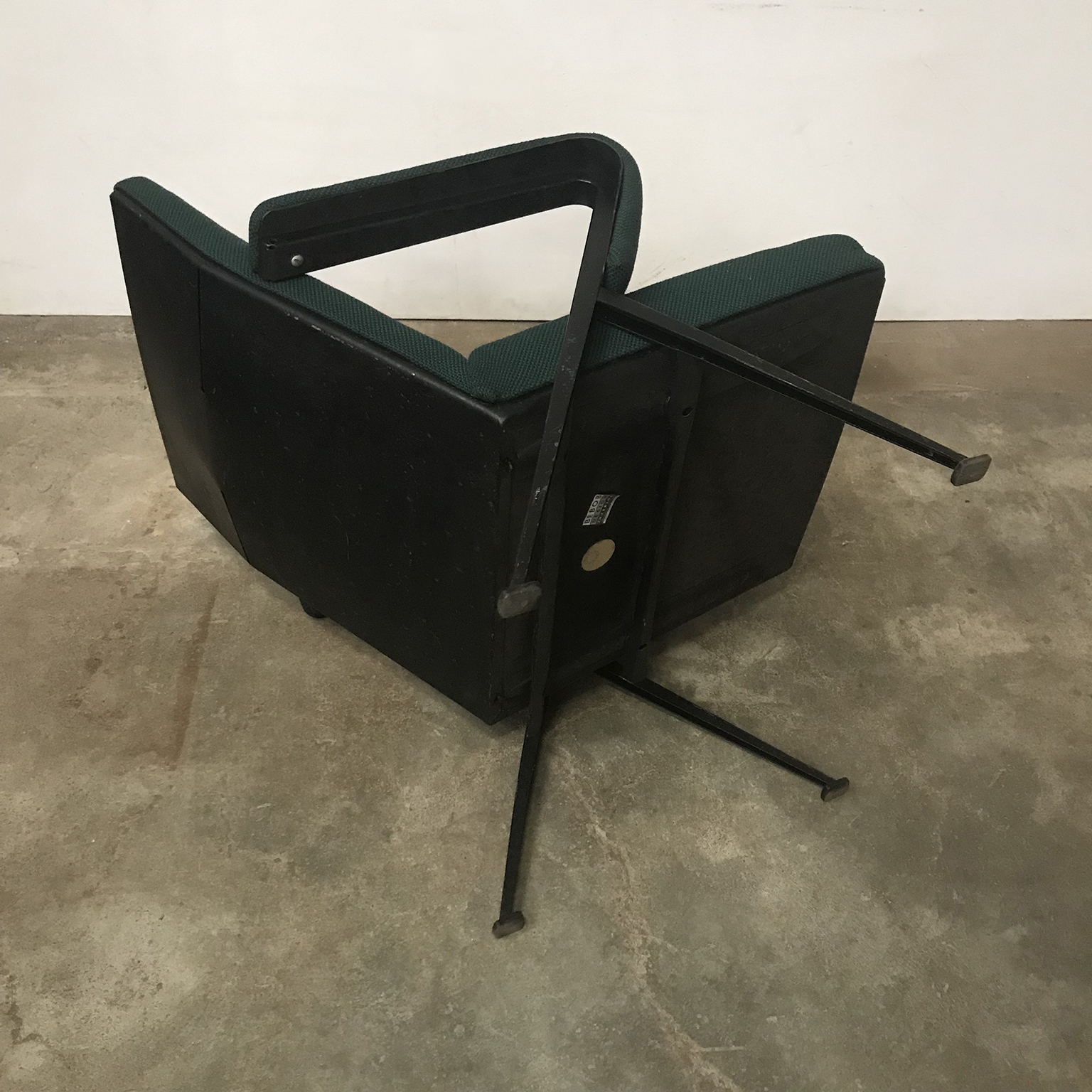 Repose Lounge Armchair Green Upholstery, Friso Kramer, Ahrend - Image 21