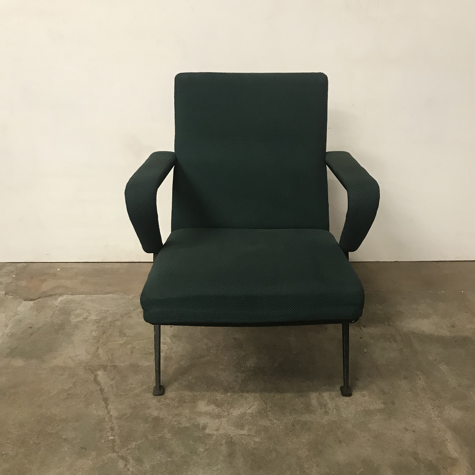 Repose Lounge Armchair Green Upholstery, Friso Kramer, Ahrend - Image 7