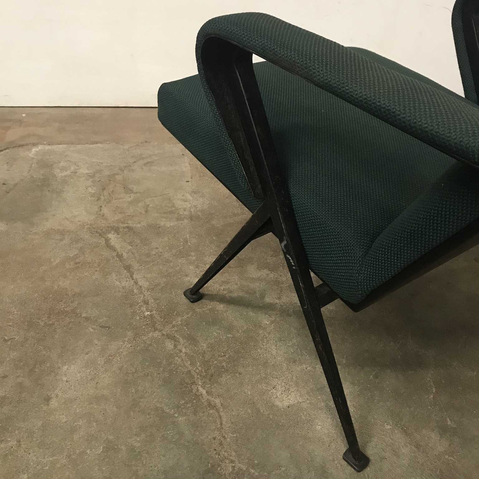 Repose Lounge Armchair Green Upholstery, Friso Kramer, Ahrend - Image 10