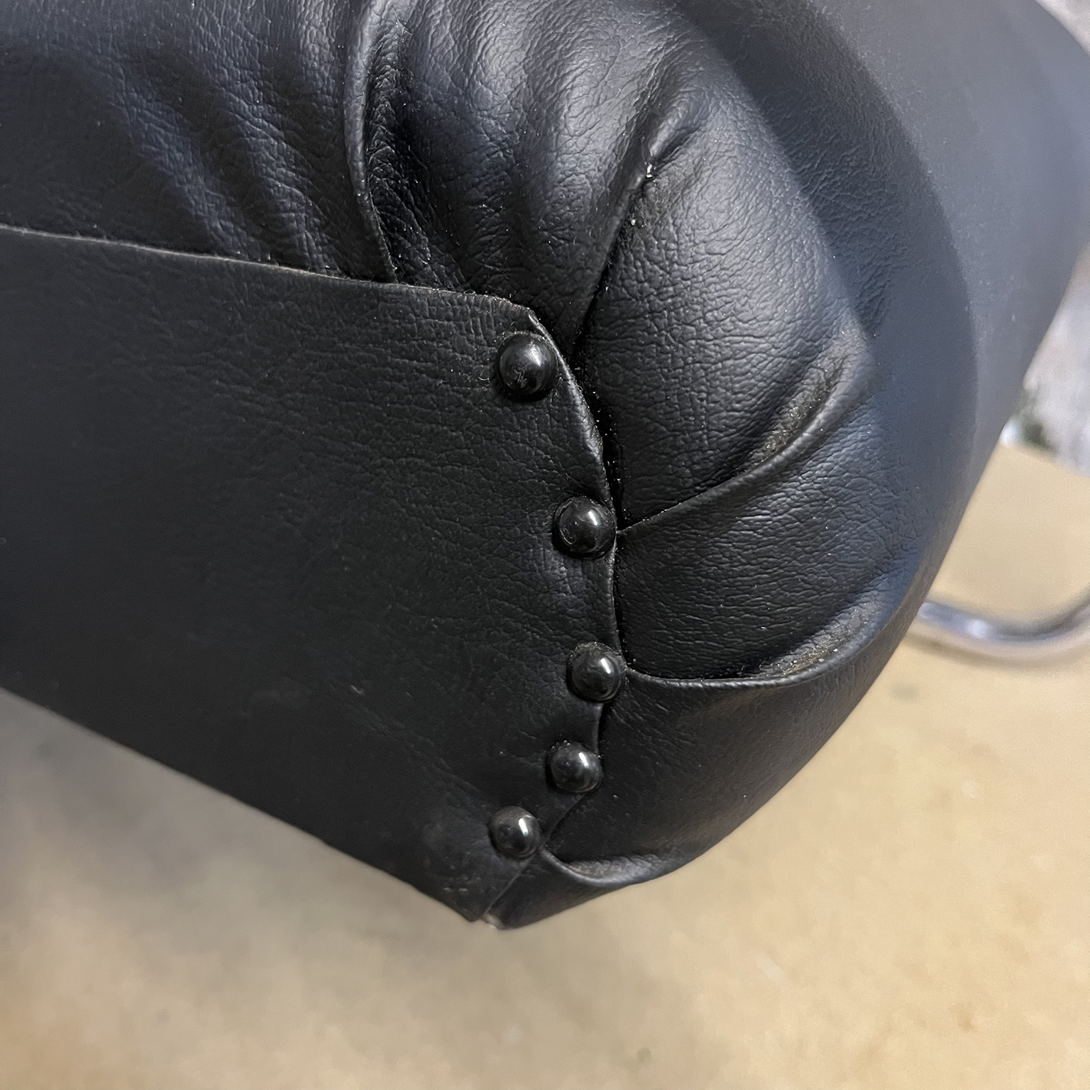 Tubax Armchair in Black Faux Leather - Image 14