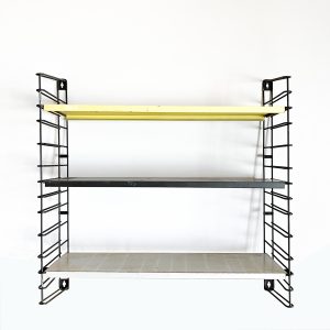 Timeless Modular Shelves Rack Tomado in Yellow, Grey and Black