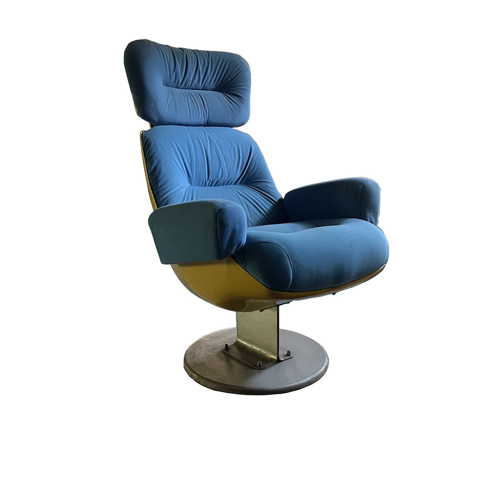 Comfortable Cinema Chair from a Cinema in Paris, circa 1970