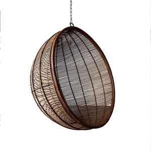 Spherical Reed Hanging Chair