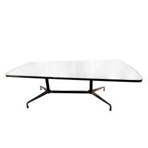 Beautiful Long, Pear-shaped Diningtable with Eames Table Base, Vitra